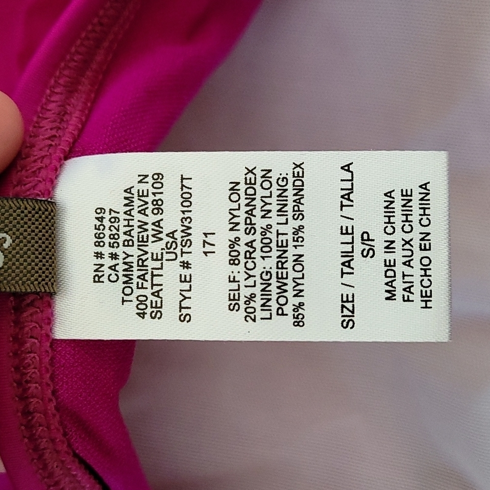 NWT Tommy Bahama Pink Tankini Top - Picture 6 of 10